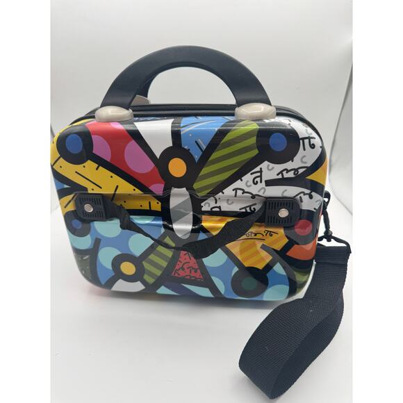 HEYS Britto Butterfly Hardcase Cosmetic Travel Bag - Picture 1 of 7